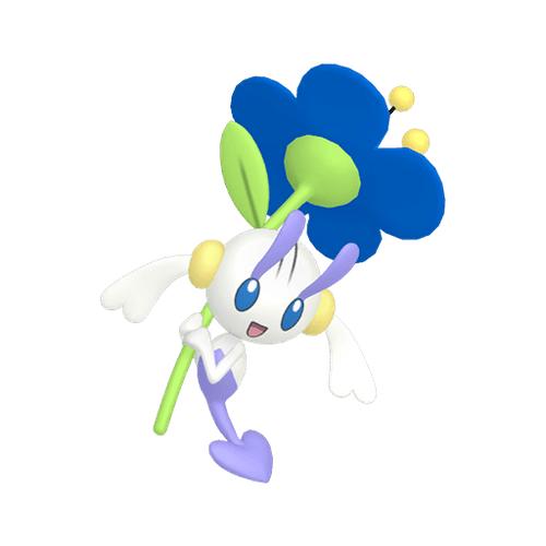 #0670 Floette Blue Flower